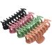 SHALAC Large Hair Claw Clips for Thick Hair 4 PCS   Strong Hold Perfect for Women  Barrettes for Long Hair  Fashion Accessories for Girls   Hair Clamps Clip 4.4 Inch Big Hair Claw for Heavy Hair A.Black  Olive Green  Bur...