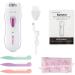 Facial Epilators for Women Facial Hair Remover with LED Light Mini Rechargeable Face Epilator Including Eyebrow Trimmer for Facial Armpit Bikini and Leg - Buy Online on GoSupps.com