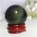 Natural Sphere Rainbow Cat Eye Black Obsidian Crystal Ball Natural Quartz Gemstone Gift Stone Home Decoration 1pc (Color : 65-75g) - Buy Online on GoSupps.com
