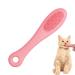 Cat Scrubber for Chin Grooming Chin Scrubber Soft Chin Brush Non-Slip Multifunctional Finger Pet Supplies Cleaning Brush for Cats & Dogs Pink