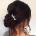 Inilbran Pearl Wedding Hairpins Vintage Pearl Leaf Hair Pins Clip Gold Pearl Hair Pin Barrette Leaf Pearl Bride Hairpiece Decorative Hair Accessories for Women and Girls Hair Headdress(Style A) - Buy Online on GoSupps.com