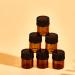 100Pcs Mini Amber Glass Essential Oil Sample Bottles - Refillable 1ml Brown Perfume Bottles for Travel - Perfect for DIY and Aromatherapy - Buy Online on GoSupps.com
