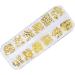 FRCOLOR Tiger Ears Headband Boxes Nail Decorations for Nail Art Nail Art Decoration Manicure Nail Gold Decorations Nail Art Ornaments DIY Nail 3D Hollow Out Manicure Decoration - Buy Online on GoSupps.com