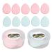 Finger Makeup Puff Finger Powder Puff Finger Makeup Sponge For Foundation Concealer BB Cream Reasonable Shape Wet And Dry Dual Use Portable Design.