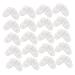 Healeved glasses 50 pieces glasses nose pads silicone gel sunglasses air chamber nose pad substitute for glasses glasses accessories slide-resistant white nose clamp pebble gel sunglasses