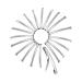 UJOY Silver Metal French Barrette Single Prong Pin 2.7'' Hair Clips DIY Craft 20 Packs 70mm 2.7 Inches/70mm-20 Packs