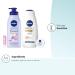 NIVEA In Bloom Variety Pack: Body Lotion, Body Wash, Lip Balm, Multipurpose Cream - 4 Piece Set - Buy Online on GoSupps.com