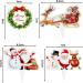 GULELAYAR 90PCS Christmas Cupcake Toppers Santa Claus Tree Snowman Cake Topper DIY Cake Insert Topper Christmas Toothpick Flags Cake Decorations for Christmas Party Holiday Supplies - Buy Online on GoSupps.com