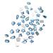 FEIlei 100Pcs Mixed Glass Crystal Hybrid Diamond Rhinestones Nail Art Decorations Drop Rhombus Flatback Stones 3D Gems