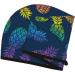 Hair Towel Wrap - Quick Drying Turban with Button | Retro Bright Pineapple Design - Buy Online on GoSupps.com