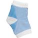 Moisturizing Spa Gel Socks for Dry Cracked Heels - Exfoliating Heel Treatment (Blue) - Buy Online on GoSupps.com