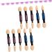 Mikinona Make Eye Shadow Brush 10pcs Women Makeup Brush Cosmetics Eye Shadow Brush Double Head Applicator Miss Blending Brush - Buy Online on GoSupps.com