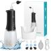 Ear Cleaner Wax Removal Kit: Electric Ear Irrigation Flushing System 3-Hole Spray Nozzle Safe and Effective IPX7 Water Resistant Pulse Ear Cleaning Tool for Adults Candles Earwax Remover Deep Wash