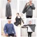 Unisex Bedridden Patient Clothing - Open Sides Nursing Wear for Home Care & Post Surgery (Blue XXL - Buy Online on GoSupps.com