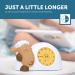 Zuzu Sam the Lamb Clock & Night Light for Kids | Adjustable Brightness & Auto Shutdown | Ideal Sofa Bed Companion for Sleep Routine - Buy Online on GoSupps.com