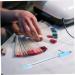 minkissy 1 Set Multifunctional Nail Point Drill Pen Toe Nail Dotting Painting Tools Nail Art Tools Black Nails Rhinestones Nail Sequins Nail Gems and Rhinestones Crystal 3d Pearlescent Blue 16x1cm - Buy Online on GoSupps.com