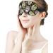 Colored Sugar Skull Flower Sleeping Mask - Comfortable Eye Mask with Adjustable Strap for Travel | Soft Light Blindfold for Men Women Boys & Girls - Buy Online on GoSupps.com
