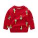 Boys Girls Sweater Baby Christmas Pullover Winter Sweatshirt Long Sleeve Knitwear Cardigan Hoodie Cotton Jumper Cute Outwear 5-6 Years 5-6 Years A
