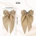 Cinaci 8 Pieces Silky Satin Big Hair Bows for Women Girls Teens Fancy Long Tail Bow Hair Clips French Hair Barrettes Hair Accessories - Buy Online on GoSupps.com