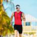 Synergy Men's Elite Tri Tank Top Singlet - Black/White, Large - Buy Online on GoSupps.com