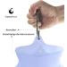Topquafocus Knlistier Enema Bag Kit - Reusable 2L Clear Enema Kit with 2M Silicone Hose - BPA & Phthalate-Free for Effective Intestinal Cleaning - Buy Online on GoSupps.com