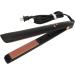 Shop Safe & Adjustable Black Hair Straightener | 110-240V Wide Voltage Auto Shut Off - Perfect for Home & Salon Use - Buy Online on GoSupps.com
