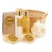 Deluxe Birthday Gift Basket - Honey Almond Makeup & Bath Spa Set for Women - International Shipping Available - Buy Online on GoSupps.com