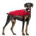 IREENUO waterproof dog coat dog jacket Winter windproof warm dog coat for medium -sized to large dogs with safe reflex strips and adjustable breast straps (M Red) M red
