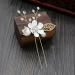 Gold Wedding Hair Comb | Pearl & Rhinestone Bridal Hair Accessories | Elegant Bridal Jewelry for Bride & Bridesmaid - Buy Online on GoSupps.com