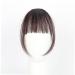 Buy Dark Brown Hair Bangs Clip - Replacement False Bangs & Portable Faux Hair Extensions for a Perfect Fringe - Buy Online on GoSupps.com