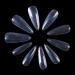 AORAEM Clear Long Stiletto False Nails - 500Pcs Full Cover Artificial Nail Tips in 10 Sizes for Nail Salon - Buy Online on GoSupps.com
