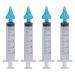 Zwinner Ear Wax Cleaner 4pcs Ear Wax Remover Syringe Ear Flushes Tool Universal 10ML Soft Earwax Removal Syringe Kit for Children Adult Ear Cleaning and Irrigation