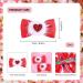 Hair Bow Clip for Women and Girls Baby Hair Clips Valentine's Day Decorative Hair Styling Accessories Girls Fabric Hair Bow Knot Hair Clip Hair Clips Women with Plush Ball 2 Pieces - Buy Online on GoSupps.com