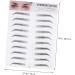 Housoutil 2pcs 3d Eyebrow Stickers Suits Makeup Eyes Brown Natural Simple Eyebrow Tool Women's Clothing 6d - Buy Online on GoSupps.com