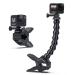 Sametop Jaws Flex Clamp Mount with Adjustable Gooseneck Compatible with GoPro Hero 11, 10, 9, 8, 7, 6, 5, 4, Session, 3+, 3, 2, 1, Max, Hero (2018), Fusion, DJI Osmo Action Cameras Standard