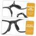 Healeved 6 pc U-Shaped Screw Nose Pads for Sunglasses & Glasses - Universal Silicone Saddle Set for Comfort & Stability - Buy Online on GoSupps.com