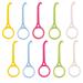 AWAVM 10 pieces Bracket Orthodontic Device Removal Hook Removal Tool retainer invisible Braces Extractor Braces Remover (pink blue yellow white green)
