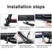 ZTZ Rear Bike Rack - 110 lbs Capacity, Quick Release, Easy to Install | Black - Buy Online on GoSupps.com