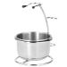 Demeras shaving soap stand 16x11x10 shaving stand bowl set metal shaving brush stainless steel soap stand bowl