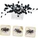Angoily Crystal Side Hair Comb Bridesmaid Hair Accessories Bride Hairpiece Bride Headdress Wedding Bride Headpieces Hair Accessories for Bride Prom Tiara Decorate Alloy Girl - Buy Online on GoSupps.com