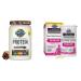 Garden of Life Vegan Protein Powder - 22g Raw Plant Protein BCAAs Probiotics & Digestive Enzymes & Dr. Formulated Women's Probiotics Once Daily 16 Strains 50 Billion 30 Count