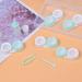 Joyan 5 Pair Contact Lenses Case - Portable Storage for Travel & Daily Use - Green & White - Buy Online on GoSupps.com