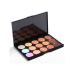 Boolavard 15 Colors Shape Face Cream Makeup Concealer Palette Set | Powder Brush & Pink Sponge Puff Included - Buy Online on GoSupps.com