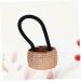 HONMEET Fashion Hair Bands for Womens Hair Goody Hair Ties Rhinestone Tail Hair Bands Ponytail Tie Womens Hair Accessories Punk Hair Tie Hair Ties for Women Ponytail Button Miss Girl - Buy Online on GoSupps.com