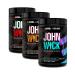 Jacked Factory X John Wick - Wick Mode Pre Workout Powder - Intense Energy Battle-Ready Focus Unstoppable Commitment and Sheer Will - 120 Servings (3-Pack)
