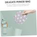 Gleavi 4-Piece Women's Binding Bags | Blumen Makeup & Lipstick Holder Set | Portable Period & Makeup Bags | Stylish Accessories 15x15x4cm - Buy Online on GoSupps.com