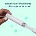 Quip Sonic Toothbrush for Adults - Electric Soft Bristle Timer Extra Brush Head & Travel Cover - 3 Month Battery Life Silver - Best International Shipping - Buy Online on GoSupps.com