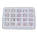 Nail Charms Different Shapes Nail Design Rhinestone Nail Decoration Box Set 20 Pieces for Performance (Pink)