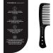 Trende Essentials Wide Tooth Comb - Heat Resistant Detangler for Curly Hair - Black - Buy Online on GoSupps.com