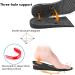 4-Layer Height Increase Insoles for Men and Women - Invisible Shoe Inserts for Taller Look - Air Cushion Heel Lifts - 3.54 Inch Boost - Buy Online on GoSupps.com
